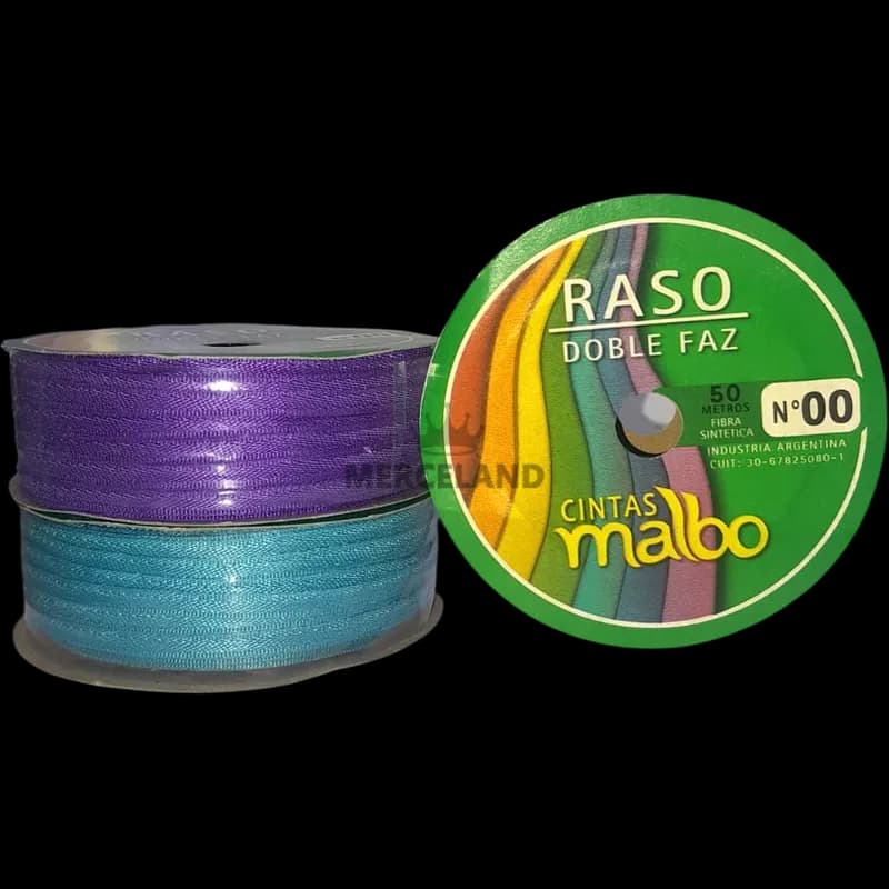 Cinta Raso N° 00 - 50 metros x 2 unidades - Imagen 2