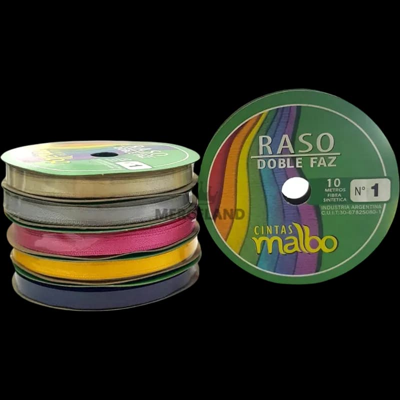Cinta Raso N°1 x 10mts - 6 Unidades