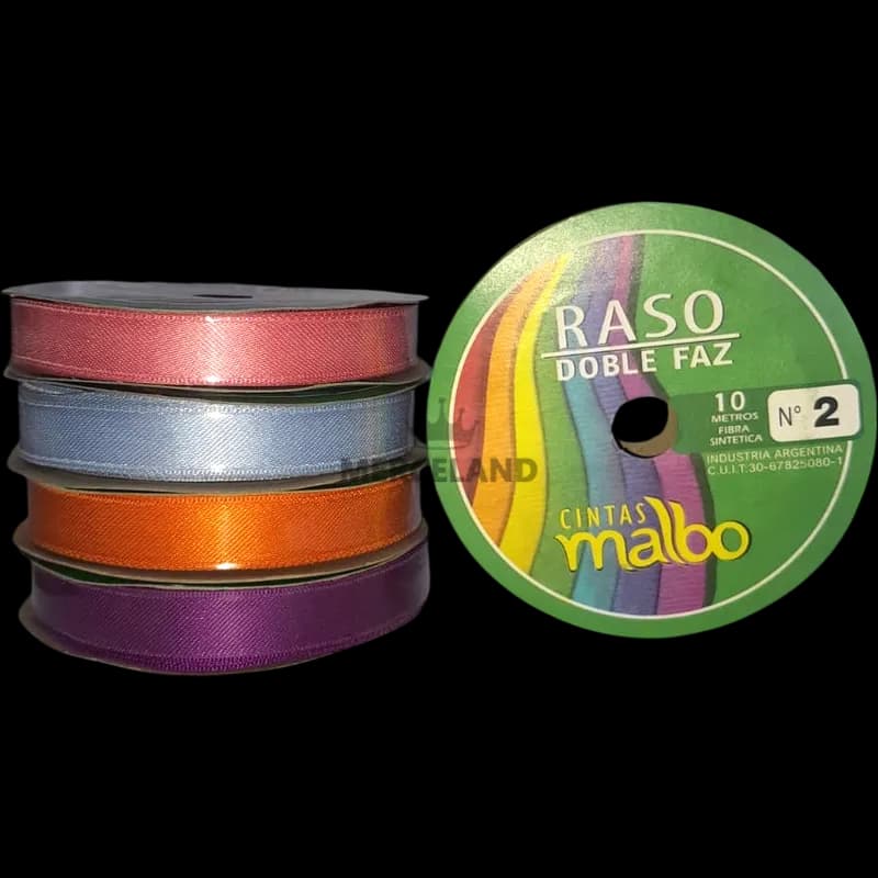 Cinta Raso N°2 x 10mts - 5 Unidades - Imagen 2