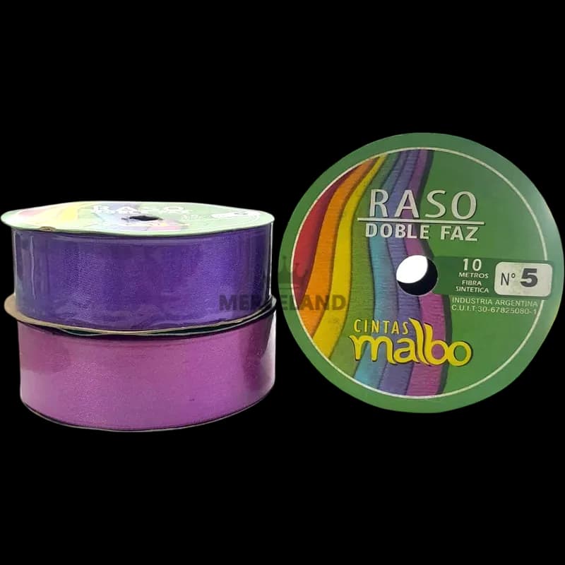 Cinta Raso N°5 x 10mts - 3 Unidades
