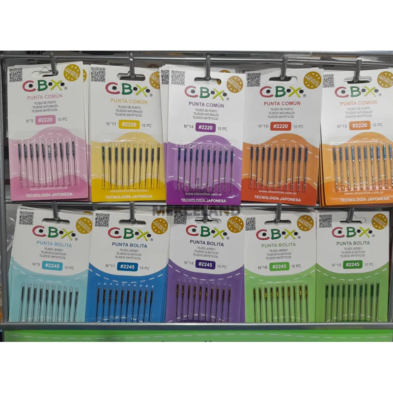 Agujas Máquina Familiar CBX - 10 pack de 10 unidades - Imagen 2